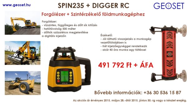 SPIN235+DIGGER RC Szett